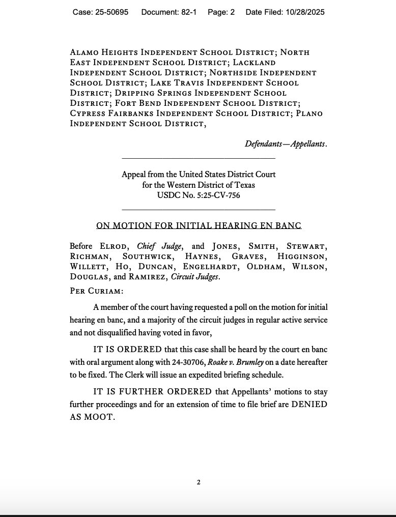 Image for the Tweet beginning: The 5th Circuit has ruled