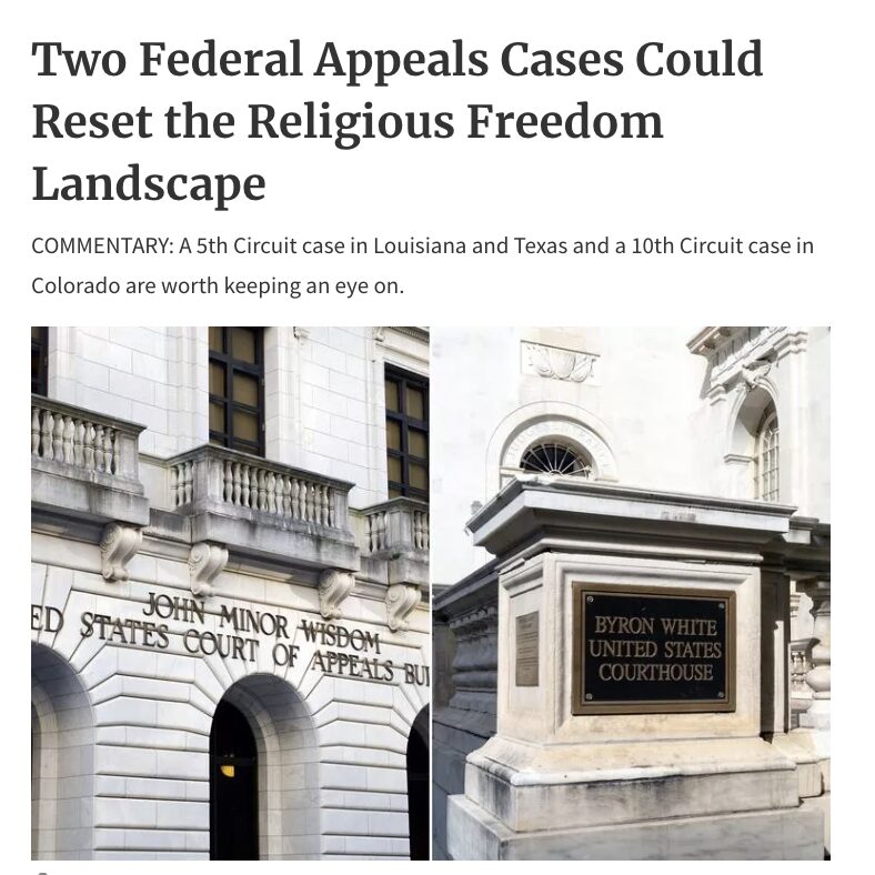 Image for the Tweet beginning: 📖READ: "Most religious liberty battles