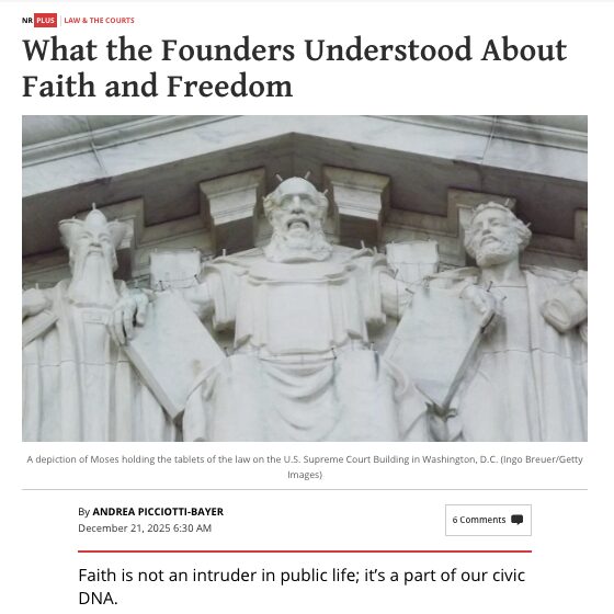 Image for the Tweet beginning: NEW: "Faith is not an